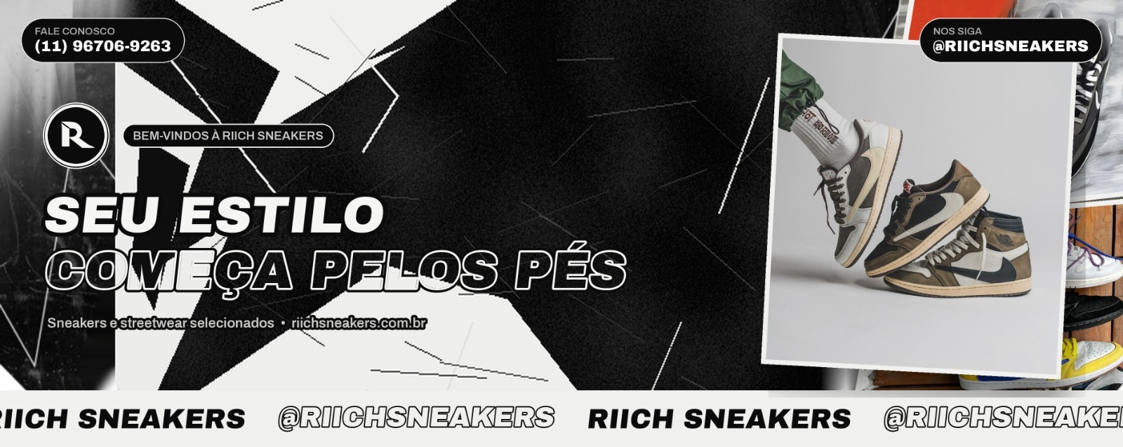 Banner 1 da Riich Sneakers