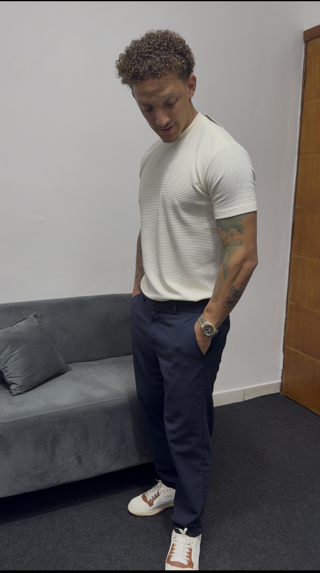Camisa - Gola Careca Texturizada